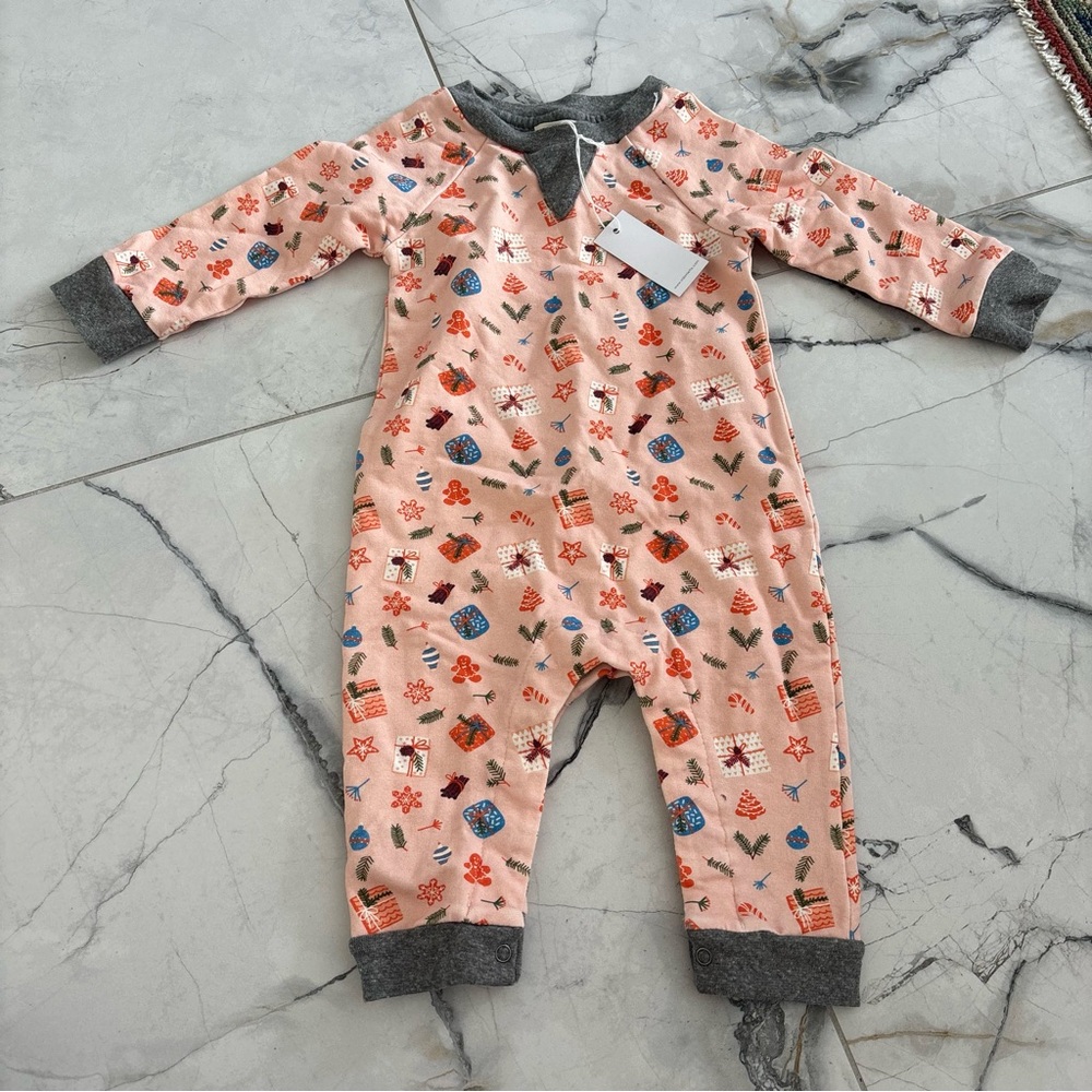 Cozy Patterned Kids One Piece
